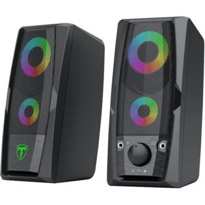 T-Dagger T-TGS550 2 x 3W | 3.5mm | RGB Speakers – Black