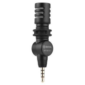 BOYA BY-M110 Mini Omnidirectional Condenser Microphone 3.5mm