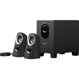 Logitech Z313 2.1 Speaker System - 25 W RMS - Black
