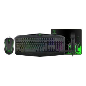 T-DAGGER T-TGS003 Mouse/ Keyboard/Mousepad/Headset 4 IN 1 Gaming Combo Set