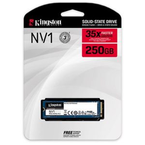 Kingston NV1 250GB M.2 2280 NVMe PCIe SSD SNVS/250G