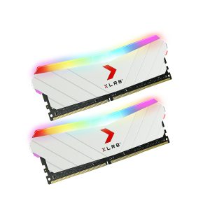 PNY XLR8 Gaming EPIC-X RGB 16GB 3200MHz DDR4 Desktop Memory White Edition | MD16GK2D4320016XWRGB | 8GB x 2