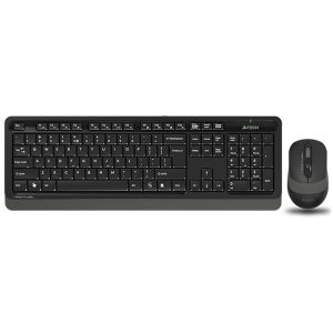 A4Tech Fstyler FG1010S 2.4G Power-Saving Wireless Desktop Set – Grey