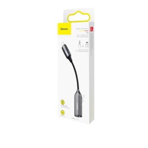 Baseus 2-in-1 iP Male to iP 3.5mm Female Adapter L56