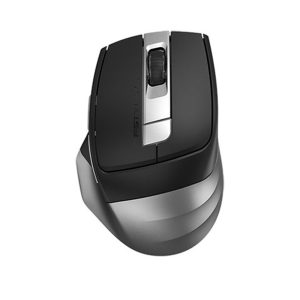 A4Tech FB35CS Dual Mode Rechargeable Silent Click Wireless Mouse | Smoky Grey | FB35C(S)