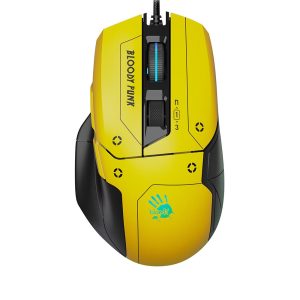 Bloody W70 Max RGB Gaming Mouse | Punk Yellow